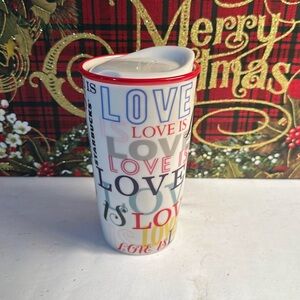 12 fl oz ceramic Starbucks travel cup